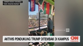 VIDEO: Aktivis Pendukung Trump Ditembak di Kampus