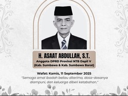 Anggota DPRD NTB Asaat Abdullah Meninggal Dunia