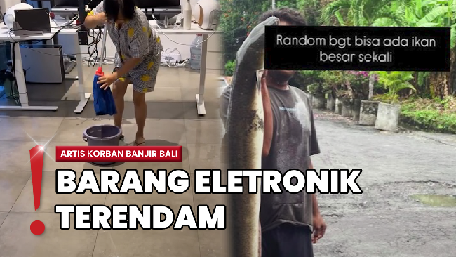 Sederet Artis RI Terdampak Banjir Bali, Mertua Patricia Gouw Terpeleset