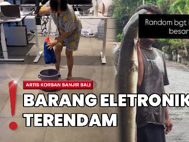 Sederet Artis RI Terdampak Banjir Bali, Mertua Patricia Gouw Terpeleset