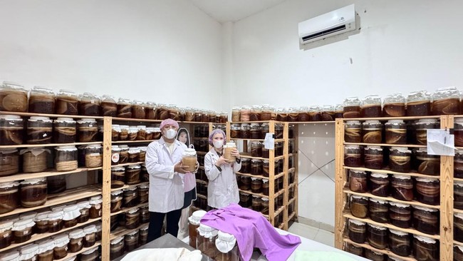 Kebiasaan Anita mengonsumsi kombucha berkembang menjadi inisiatif bisnis bermerek Mambucha, yang kini telah mengantongi sertifikasi BPOM dan Halal Indonesia.