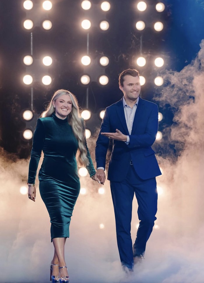 Charlie Kirk dan istrinya,  Erika Kirk