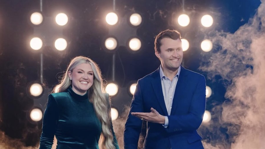 Charlie Kirk dan istrinya,  Erika Kirk