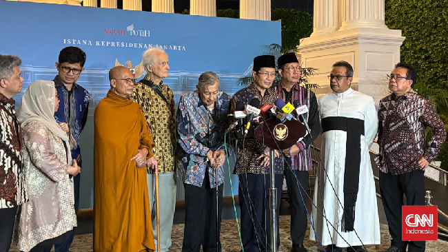 Gerakan Nurani Bangsa (GNB) mengungkap hasil dialog bersama Presiden RI Prabowo Subianto di Istana Kepresidenan Jakarta pada Kamis (1/9) hari ini.