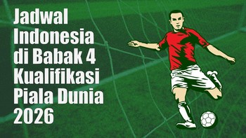 INFOGRAFIS: Jadwal Indonesia di Babak 4 Kualifikasi Piala Dunia 2026