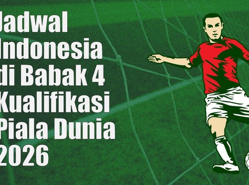INFOGRAFIS: Jadwal Indonesia di Babak 4 Kualifikasi Piala Dunia 2026