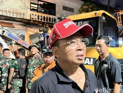 Satu Korban Hilang Banjir Denpasar Diduga Tertimbun Reruntuhan Ruko