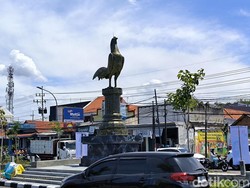 Ayam Jago Setinggi 7 Meter Jadi Ikon Baru Surabaya, Ini Lokasinya