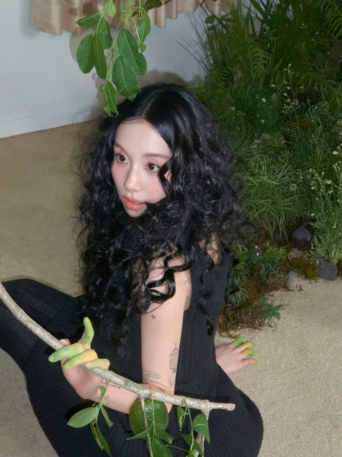 Sebelum resmi melangsungkan debut solo, Chaeyoung terlebih dulu merilis lagu pra-rilis bertajuk 'Avocado' yang memperlihatkan sedikit dari dunia fantasinya diiringi musik blues dari band Gliiico pada (31/8/2025) lalu./ Foto: instagram.com/twicetagram