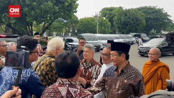 VIDEO: Quraish Shihab hingga Romo Magnis Temui Prabowo di Istana