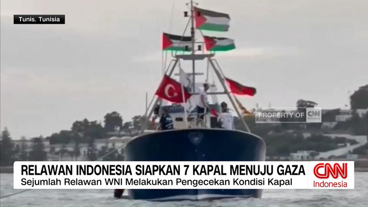 VIDEO: Relawan Indonesia Siapkan 7 Kapal Menuju Gaza