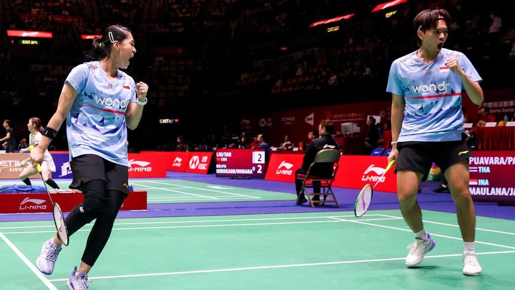 Adnan/Indah Cetak Kemenangan Bersejarah Indonesia di Thailand Masters