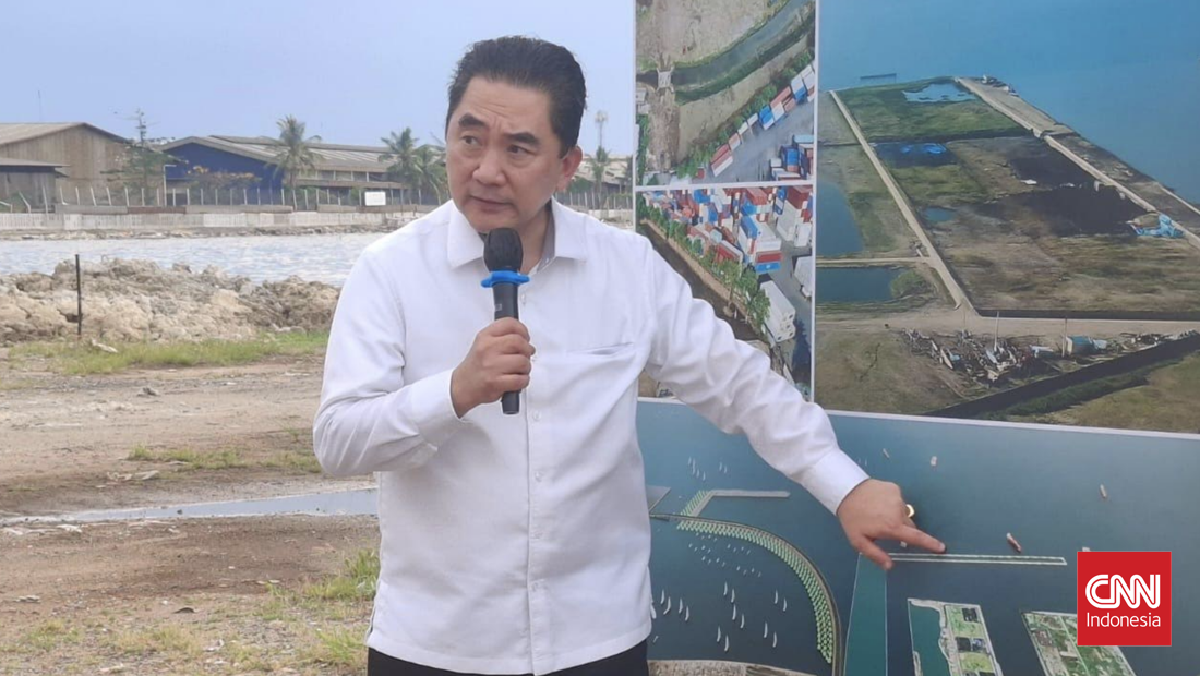 Bos KCN Blak-blakan Asal Mula Proyek Tanggul Beton di Laut Cilincing