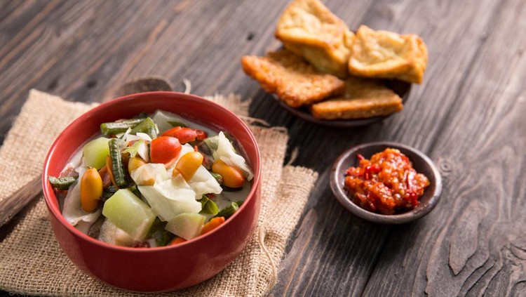 Ilustrasi sayur asem