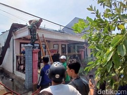 Kebakaran di Permukiman Padat Kota Pasuruan, Warga Panik