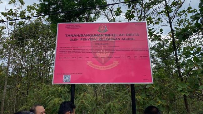 Kekinian, total luas tanah yang baru disita Kejagung terkait Sritex mencapai 20.027 meter persegi di Karanganyar hingga Solo.