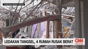 VIDEO: Ledakan Tangsel, 4 Rumah Rusak Berat