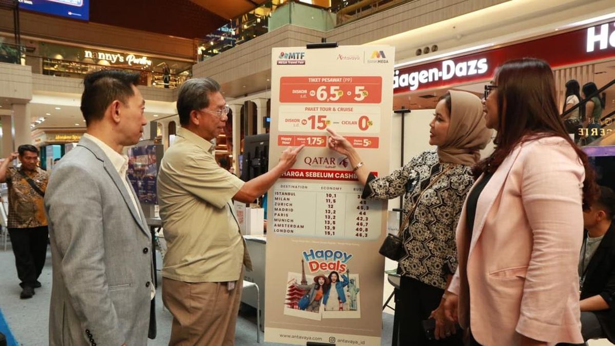 Mega Travel Fair 2025 Tebar Diskon Tiket Pesawat hingga Rp6,5 Juta