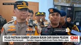 VIDEO: Polisi Pastikan Sumber Ledakan Bukan Dari Bahan Peledak