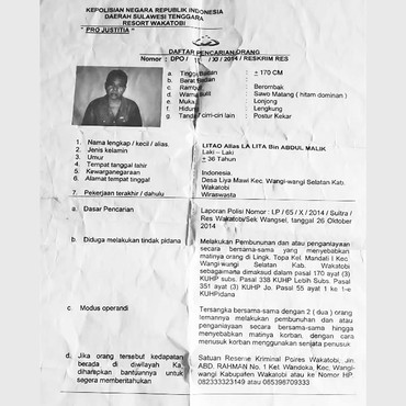 Ada Kelalaian Polisi, Ini Alasan Litao Bisa Jadi DPRD Wakatobi Usai Masuk DPO