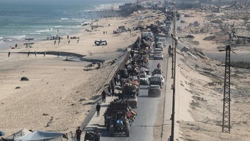 FOTO: Derita 250 Ribu Warga Gaza Diusir Pasukan Israel