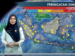 Video Prakiraan Cuaca 14 September: Waspada Hujan Sangat Lebat di Daerah Ini