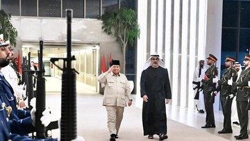 Bertemu MBZ, Prabowo Bahas Geopolitik Timur Tengah