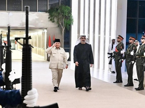 Bertemu MBZ, Prabowo Bahas Geopolitik Timur Tengah