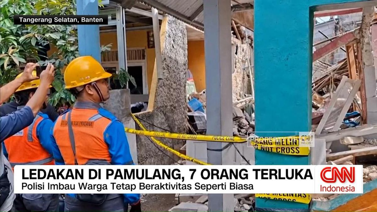 VIDEO: Ledakan di Pamulang, 7 Orang Terluka