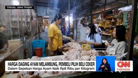 VIDEO: Harga Daging Ayam Melambung, Pembeli Beralih ke Ceker