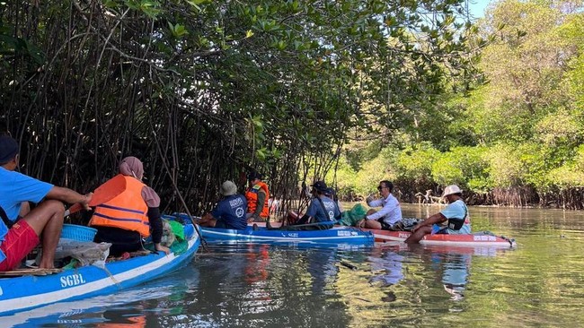 Hanif Faisol mengatakan tutupan hutan di kawasan Tukad Badung, Tukad Mati sampai Tukad Ayung di Kota Denpasar hanya sekitar 2 persen.