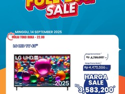 TV LED di Transmart Full Day Sale Diskon Rp 1 Jutaan!