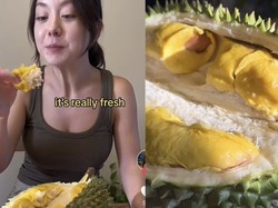 Doyan atau Mual? Ini Reaksi Bule Amerika dan Inggris Saat Makan Durian