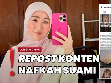 Larissa Chou Diterpa Isu Pisah, Jarang Tampil Bareng-Foto Suami Hilang