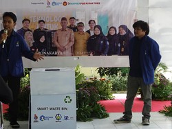 Mahasiswa ITS Kenalkan Teknologi Pemilah Sampah Otomatis