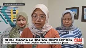 VIDEO: Korban Ledakan di Pamulang Alami Luka Bakar Hampir 100 Persen