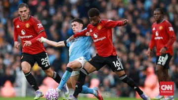 Liputan Olahraga CNN Sport : Hasil Babak 1: Man City Ungguli MU, Haaland Nyaris Cetak Gol 23 Detik