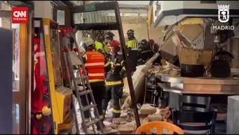 VIDEO: Penampakan Kafe di Madrid usai Ledakan yang Melukai 25 Orang