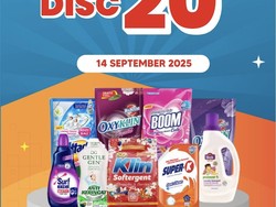 Transmart Full Day Sale! Aneka Produk Detergen Cair Dikasih Diskon 20%