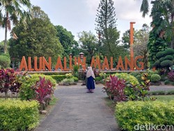 Dipercantik, Alun-alun Merdeka Kota Malang Tutup 3 Bulan Lebih