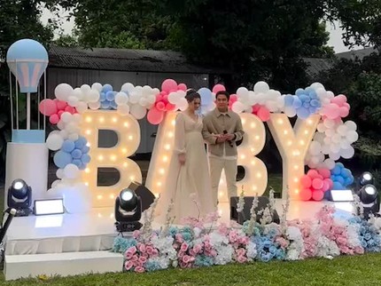 5 Potret Gender Reveal Vika Kolesnaya Istri Billy Syahputra, Siap Sambut Baby Boy