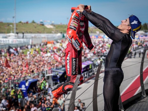 Apa Alasan Marquez Selebrasi ala Messi di MotoGP San Marino?