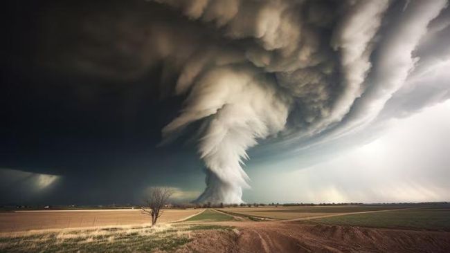 Fenomena dust devil atau setan debu