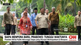 VIDEO: Siapa Menpora Baru? Prabowo: Tunggu Waktunya