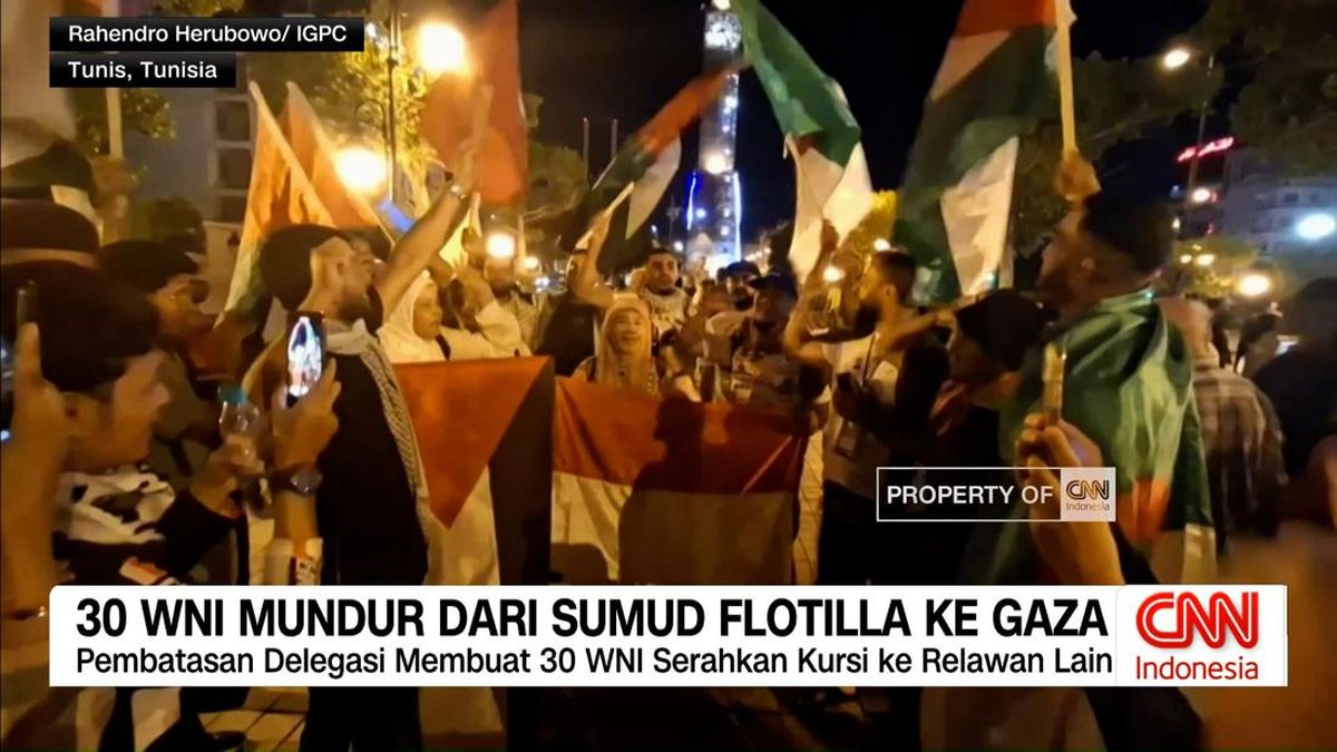 VIDEO: 30 WNI Mundur dari Sumud Flotilla ke Gaza