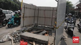 FOTO: Macet dan Ruwet Lalu Lintas Jakarta Akibat Proyek Galian