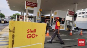 FOTO: Pasokan BBM Tersendat, Shell Lakukan Penyesuaian Operasional