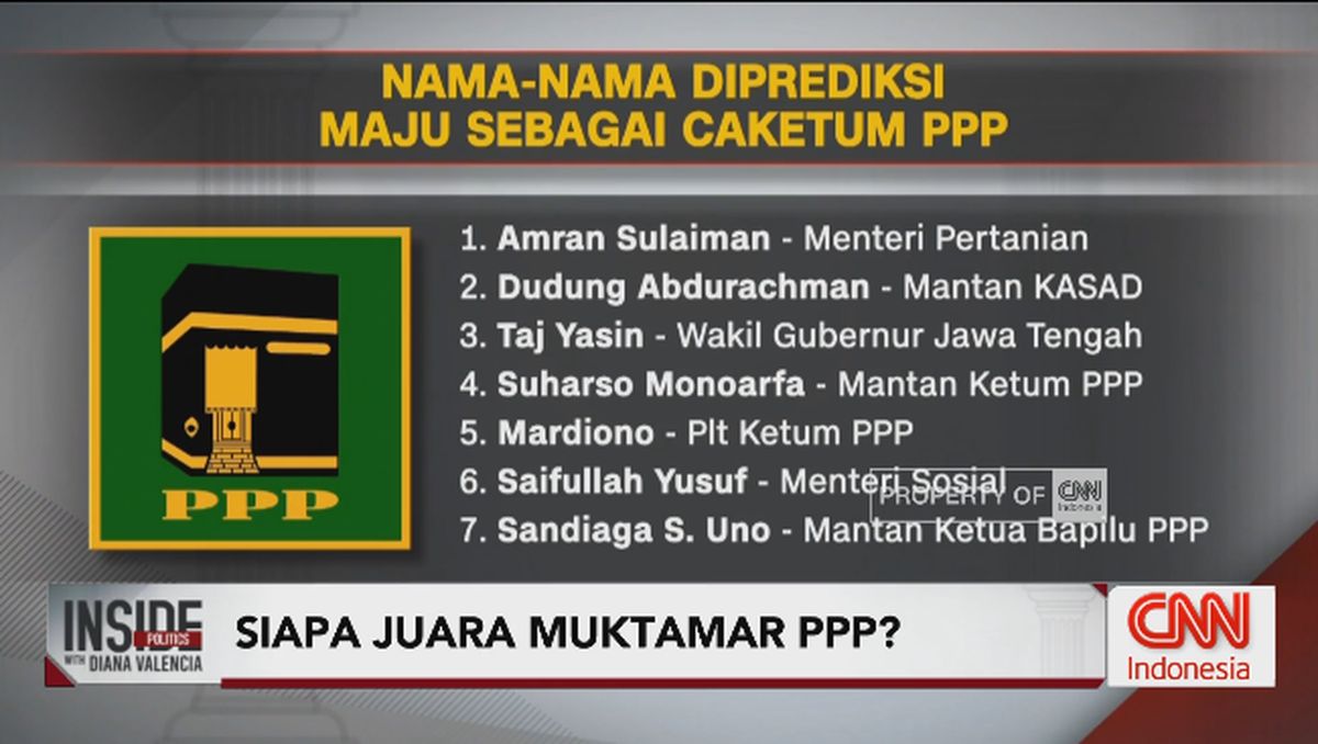 VIDEO: Siapa Juara Muktamar PPP: Sosok Internal atau Eksternal?