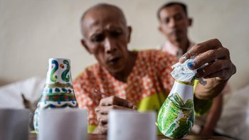 FOTO: Terapi Vokasional untuk Pemulihan Mental Pasien RSJ di Surakarta