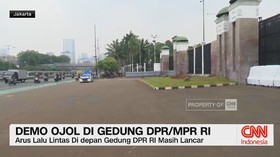 VIDEO: Demo Ojol di Gedung DPR/MPR RI
